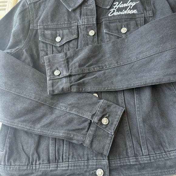NWT Harley-Davidson Knucklehead Mic Drop Denim Jacket - Picture 7 of 13
